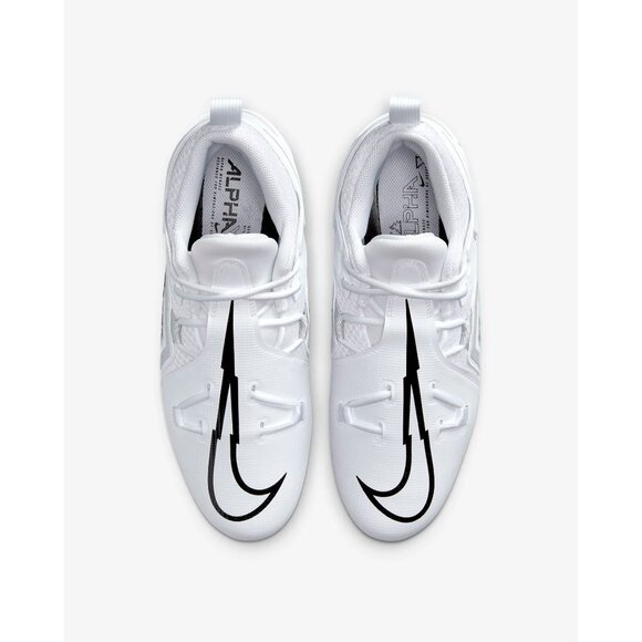 Nike Mens Alpha Menace Pro 3 Football Cleats CT6649-109 White Black Size 12.5 - Picture 5 of 10